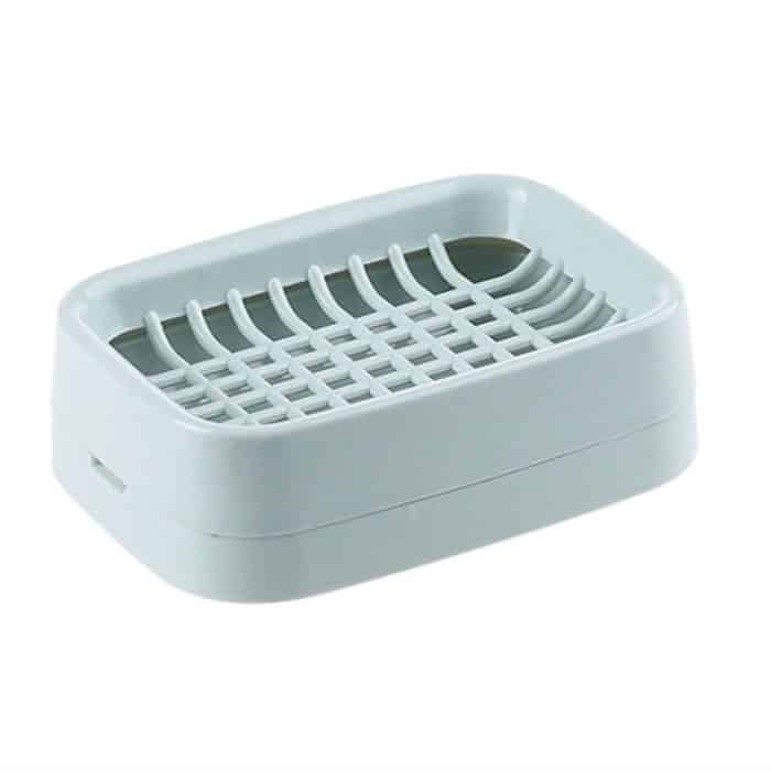 Badezimmer-Entwässerung, zweilagige Seifenkiste aus Kunststoff, Seifenhalter – Bild 1