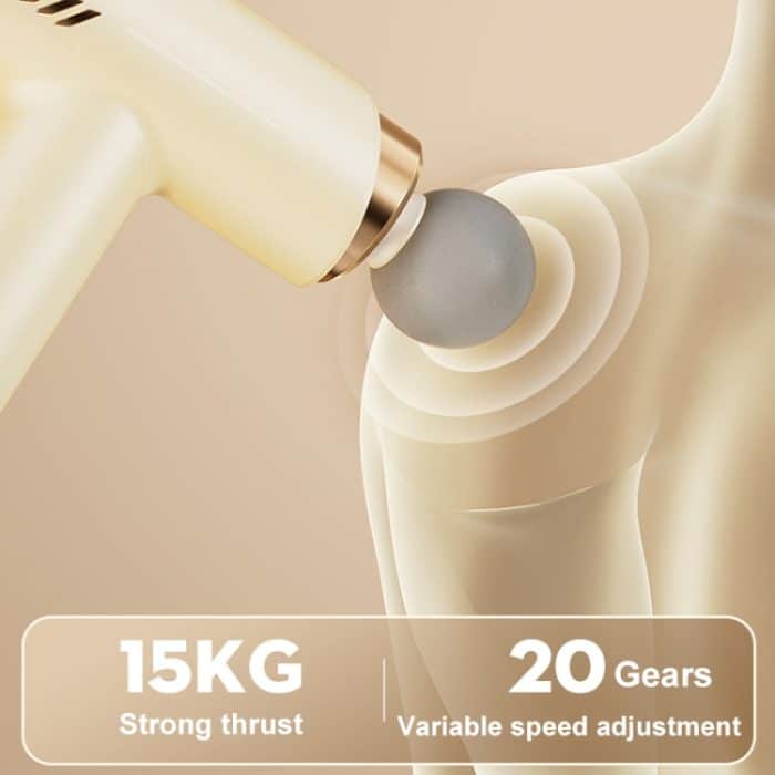 LCD-Faszienpistole mit variabler Frequenz, geräuscharm, Hochfrequenz-Vibrationsmassagegerät zur Muskelentspannung – Bild 5