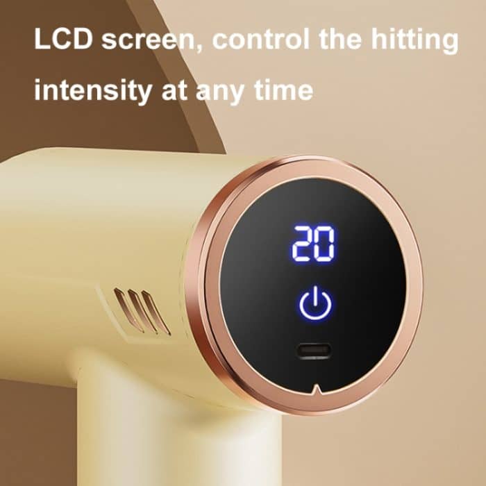 LCD-Faszienpistole mit variabler Frequenz, geräuscharm, Hochfrequenz-Vibrationsmassagegerät zur Muskelentspannung – Bild 6
