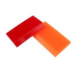4 Stück Auto-Reinigungsglas-Wasserfilm-Weichgummischaber, Short Red, Long Red, Short  Orange, Long Orange – Bild 5
