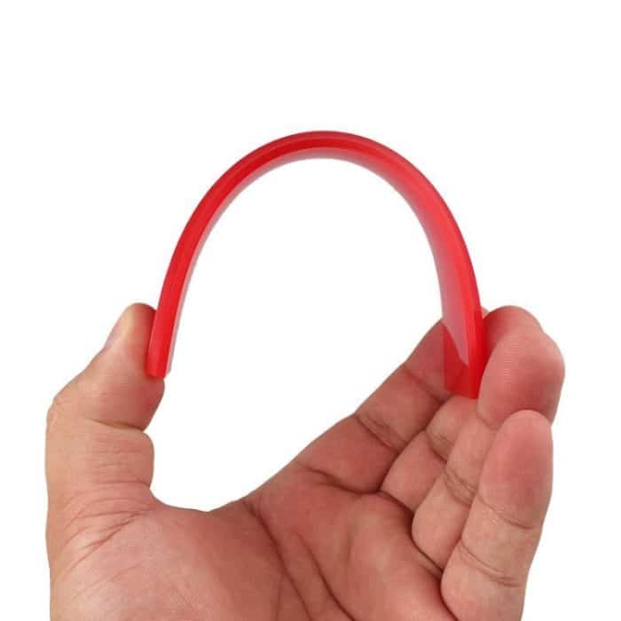 4 Stück Auto-Reinigungsglas-Wasserfilm-Weichgummischaber, Short Red, Long Red, Short  Orange, Long Orange – Bild 3