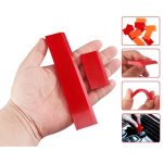 4 Stück Auto-Reinigungsglas-Wasserfilm-Weichgummischaber, Short Red, Long Red, Short  Orange, Long Orange – Bild 4