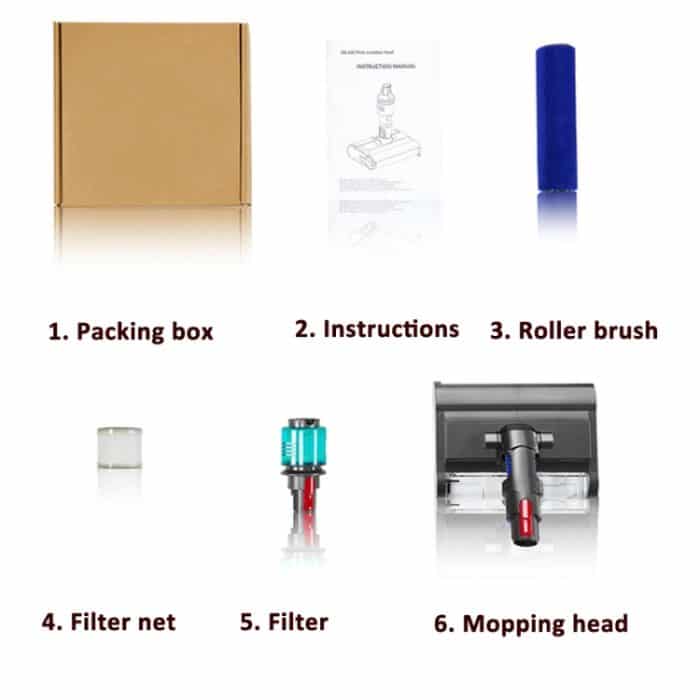 Für Dyson V7 V8 V10 V11 V15 Staubsauger Nass-Trocken-Wischkopf – Bild 9