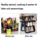 18-in-1 rotierendes Riesenrad-Set für Küchengewürzflaschenhalter – Bild 3