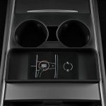 Für Tesla Model 3/Y Central Water Cup Limiter Silikonuntersetzer, Black, Gray, Pink – Bild 9