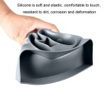 Für Tesla Model 3/Y Central Water Cup Limiter Silikonuntersetzer, Black, Gray, Pink – Bild 2