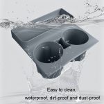 Für Tesla Model 3/Y Central Water Cup Limiter Silikonuntersetzer, Black, Gray, Pink – Bild 4