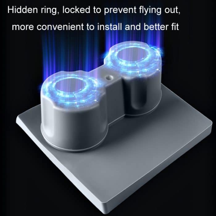 Für Tesla Model 3/Y Central Water Cup Limiter Silikonuntersetzer, Black, Gray, Pink – Bild 6