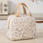 Isolierte Lunchtasche mit Tintenmuster, Lunchbox-Tasche, Outdoor-Reise, Eisbeutel, Picknick-Tasche
