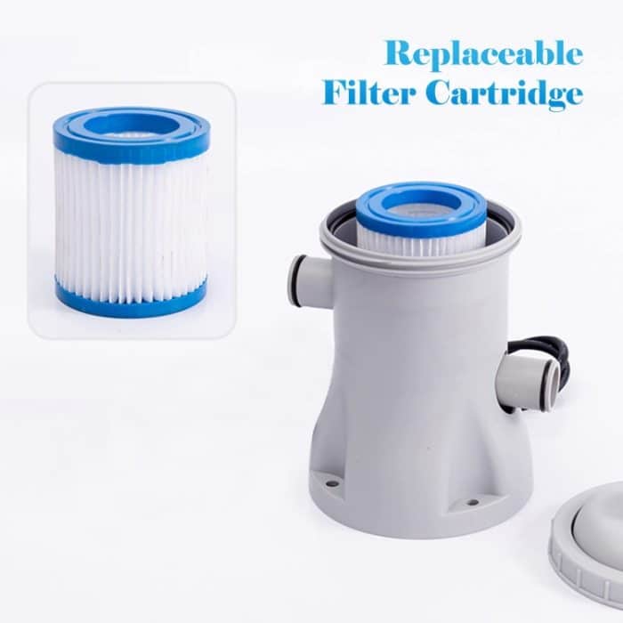 JY-051 110V-240V 330 Gallonen Schwimmbadfilterpumpe Pool-Umwälzreiniger, US Plug, EU Plug, UK Plug, AU Plug – Bild 4