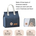 Vertikale Tragetasche, kationische Bento-Warmhaltetasche, Lunchbox-Tasche – Bild 3