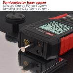 Laser-Tachometer, digitale Anzeige, optischer Typ, Geschwindigkeitsmesser, TA500A Optical Measurement, TA500C Optical Contact Dual Use – Bild 7