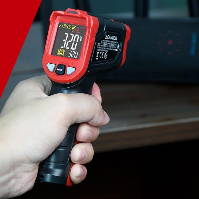 Infrarot-Thermometer, elektronisches Farbbildschirm-Thermometer, TASI TA601B -50-680 Degrees Celsius, TASI TA601C -50-880 Degrees Celsius – Bild 2