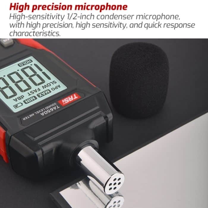 TASI TA650A Dezibel-Detektor, Hauslautstärke-Tester, Lärmmessgerät – Bild 5