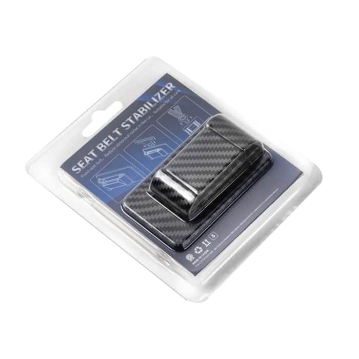 Autositzgurthalter Antikollisions-elastischer Schnallenbegrenzer, Matt Black, Carbon Fiber Black – Bild 5