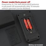 TASI TA806A Vollautomatischer Universaltisch Tragbarer Universaltisch für den Heimgebrauch mit automatischer Erkennung – Bild 6