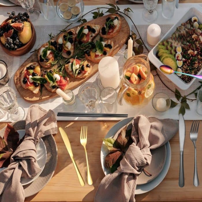 Tragbares Besteckset aus Edelstahl für den Außenbereich, Picknickmesser und Gabel, Werkzeug mit Aufbewahrungstasche, A Model Silver, A Model Gold, A Model Black, B Model Silver, B Model Gold, B Model Black, C Model Silver, C Model Black – Bild 6