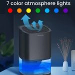1L 36W Luftentfeuchter zum Trocknen feuchter Kleidung zu Hause mit 7 Lichtfarben, UK Plug, US Plug, EU Plug – Bild 7