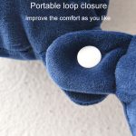 Tragbares Nickerchen-Memory-Kissen, multifunktionales Flugzeug-Reise-U-förmiges Kissen – Bild 5