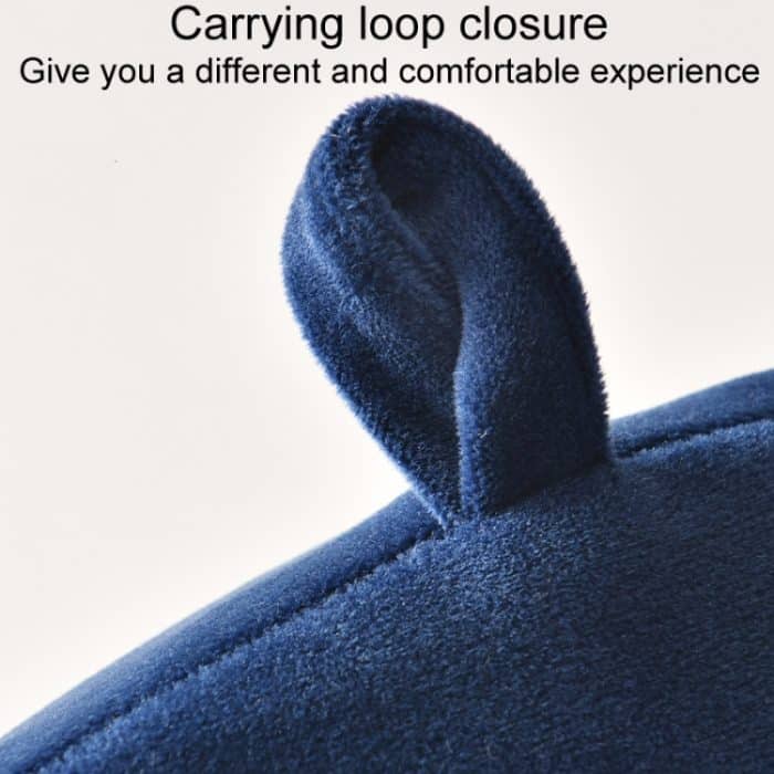 Tragbares Nickerchen-Memory-Kissen, multifunktionales Flugzeug-Reise-U-förmiges Kissen – Bild 6