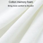 Gestricktes U-förmiges Memory-Schaum-Kissen aus Baumwolle, tragbares Reise-Nackenpflegekissen – Bild 4