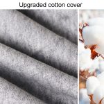 Gestricktes U-förmiges Memory-Schaum-Kissen aus Baumwolle, tragbares Reise-Nackenpflegekissen – Bild 5