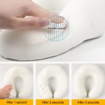 U-förmiges Memory-Schaum-Kissen mit Kapuze, tragbares Reise-Nackenpflegekissen – Bild 7