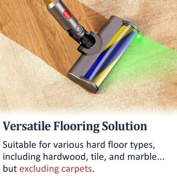 Staubsauger-weicher Bürstenkopf mit grüner Staubanzeigelampe, For Dyson Gen5, For Dyson V7 V8 V10 V11 V15, For Dyson V10 Slim V12 Slim – Bild 5