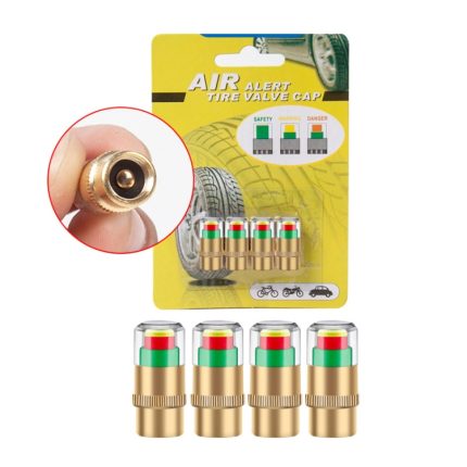 2,4 bar Warnkappe für Fahrzeugreifendrucküberwachung, Brass Core, Anti-theft with Wrench