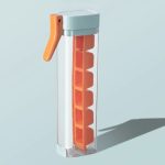 Press Type Home DIY Eiswürfelform Eismaschine Eisaufbewahrungsbox