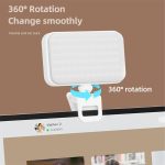 66 LEDs Selfie-Fülllicht, wiederaufladbar, 3 Modi, aufsteckbares Taschenlicht für Telefon, Laptop, Tablet, Meeting, 66 LEDs  White, 66 LEDs  Black – Bild 6