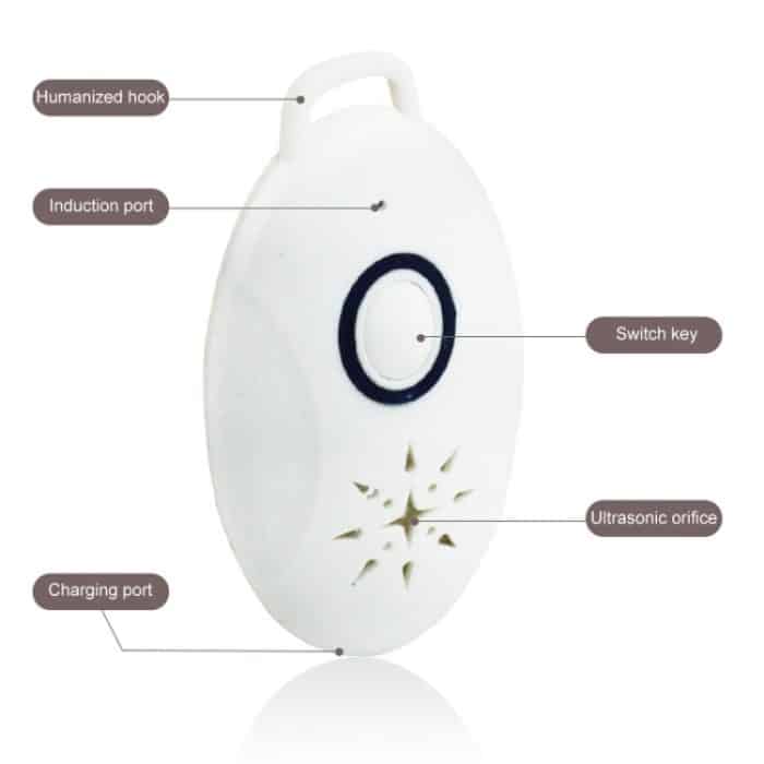 Mini-USB-wiederaufladbarer Fliegenvertreiber, tragbares mobiles Mückenschutzgerät für den Außenbereich – Bild 4