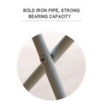 Tragbarer Klapphocker, Eisenrahmenbeine, leichter zusammenklappbarer Stuhl – Bild 3