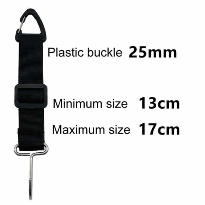 Auto-Kinderwagen-Aufbewahrungshaken, multifunktionale Auto-Sitz-Heck-Aufhänger, A62 – Bild 2