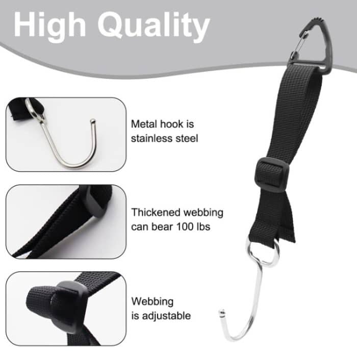 Auto-Kinderwagen-Aufbewahrungshaken, multifunktionale Auto-Sitz-Heck-Aufhänger, A62 – Bild 5