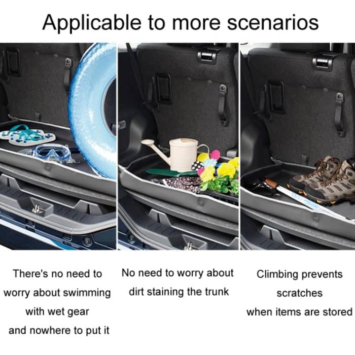 Auto staubdichtes wasserdichtes Kofferraum-Schutzpolster, Large, Small – Bild 4