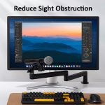 Mikrofonständer, Tischhalterung, 360 Grad verstellbarer Auslegerhalter – Bild 10