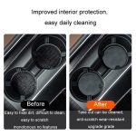 2 teile/satz Auto Wildleder Anti-Slip Wasser Untersetzer Auto Innen Dekoration – Bild 6