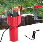 Outdoor-Picknick-Grill-Drehmotor-Grillmotor-Halterungszubehör mit USB-Kabel, USB Cable Powered – Bild 6