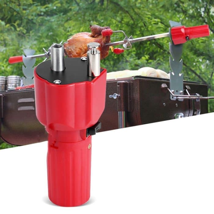 Outdoor-Picknick-Grill-Drehmotor-Grillmotor-Halterungszubehör, Battery Powered – Bild 5