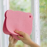 Holzzellstoff, Baumwolllappen, Küche, saugfähige, spurlose Reinigungstücher, ölfreie Schwammtücher, Color Random