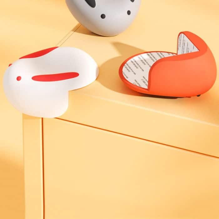 2 teile/satz Kaninchen Kinder Anti-Bump Silikon Eckenschutz Tisch Ecke Schutzhülle – Bild 5