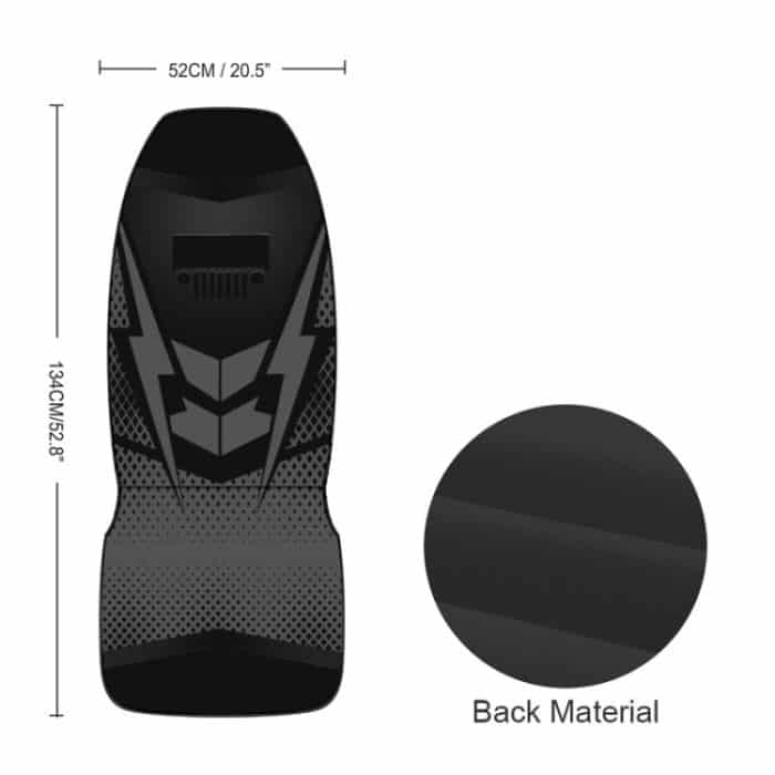 Auto Universal bedruckter Sitzschutz Automobildekorationszubehör, Black – Bild 3