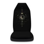 Auto Universal bedruckter Sitzschutz Automobildekorationszubehör, Gold Moon – Bild 2