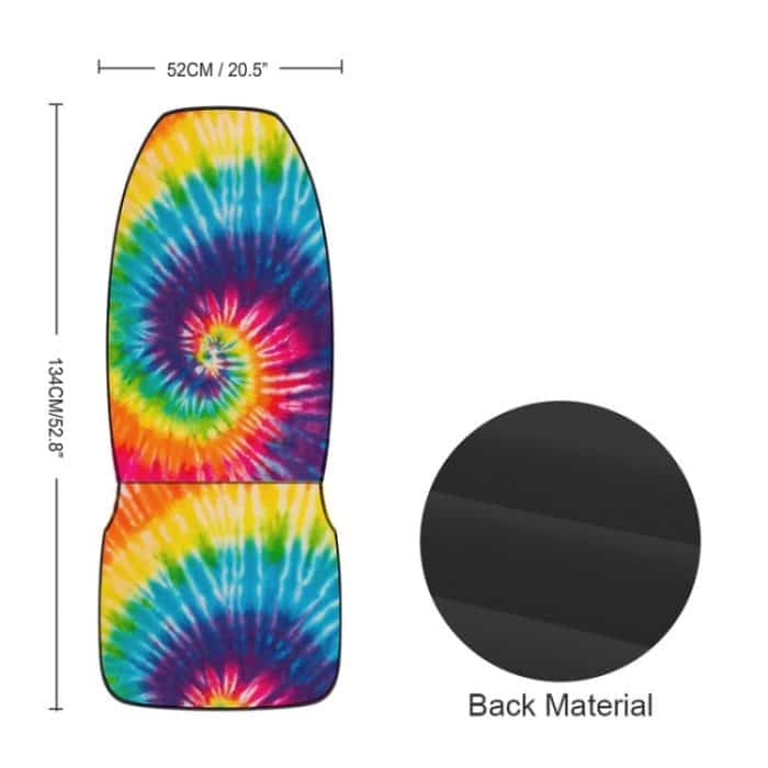 Auto Universal bedruckter Sitzschutz Automobildekorationszubehör, Coloful Swirls – Bild 3