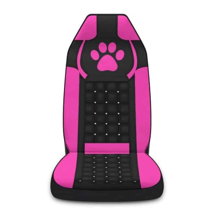 Auto Universal bedruckter Sitzschutz Automobildekorationszubehör, Pink Footprints – Bild 2