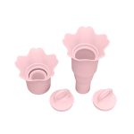 Faltbare Silikon-Eistüte für Kinder, multifunktional, Anti-Schmutz-Hände, Anti-Auslauf-Eiscreme-Halter, 3pcs /Set – Bild 4