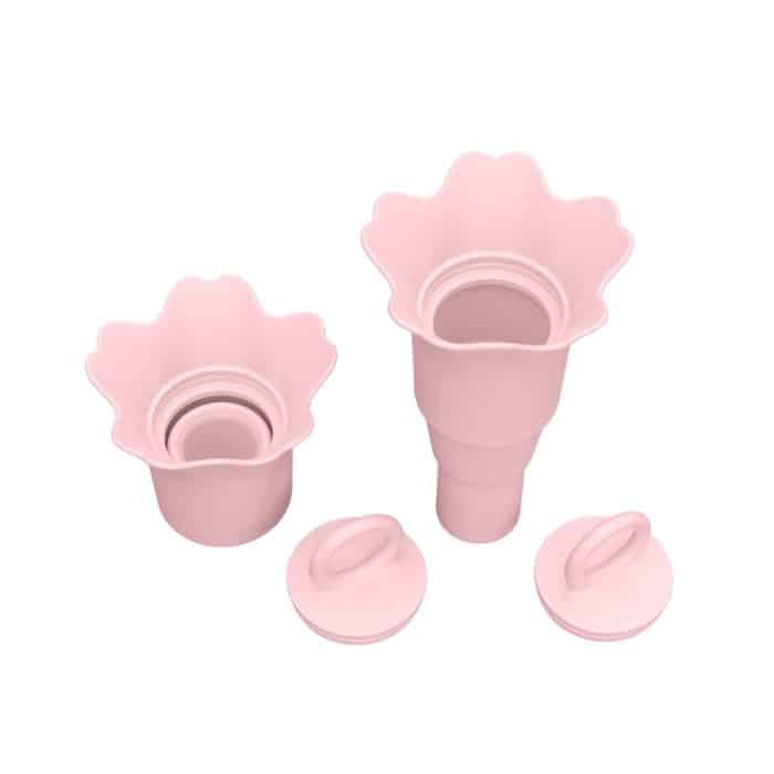 Faltbare Silikon-Eistüte für Kinder, multifunktional, Anti-Schmutz-Hände, Anti-Auslauf-Eiscreme-Halter, 3pcs /Set – Bild 4