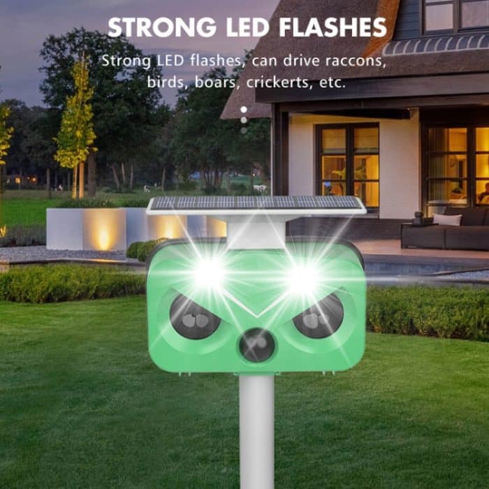Solar-Tiervertreiber für den Außenbereich, multifunktionaler Vogel-/Katzen-/Rattenvertreiber – Bild 5