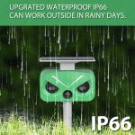 Solar-Tiervertreiber für den Außenbereich, multifunktionaler Vogel-/Katzen-/Rattenvertreiber – Bild 7